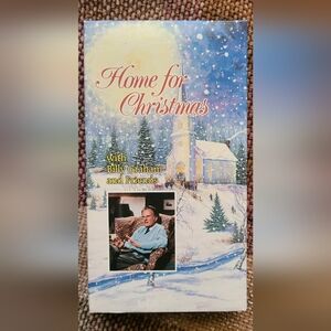 Home for Christmas Holiday DVD - White & Blue Illustrated Cover